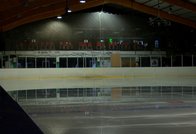 Montignies : la patinoire a les pieds dans l'eau ! 