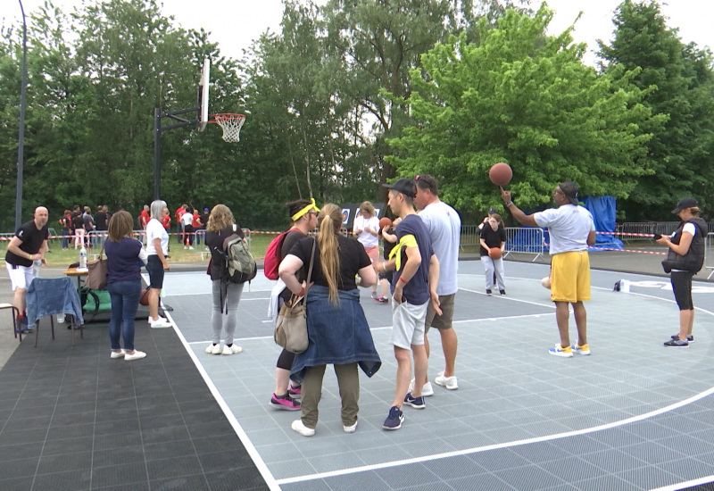 Lodelinsart : une journée sportive pour le personnel de la ville de Charleroi