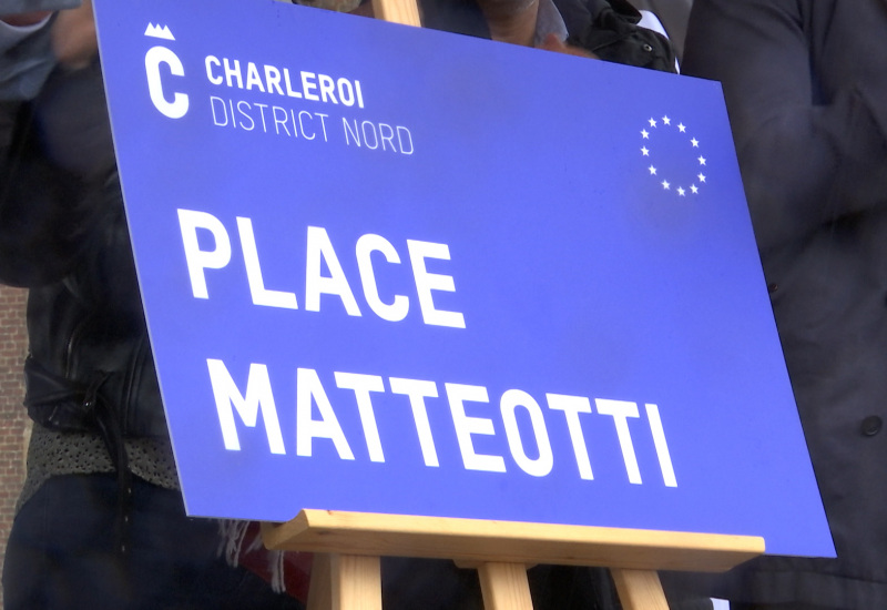 Jumet : la place Matteotti, complètement transformée a été inaugurée 