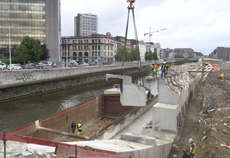 Le chantier de la gare franchit un nouveau cap