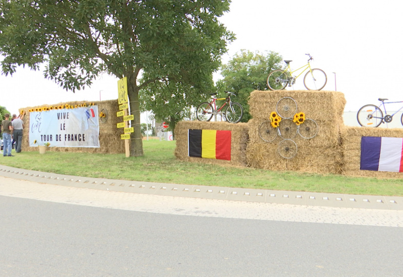 Tour de France : préparatifs du passage de la 6ème étape à Beaumont et aux Lacs de l'Eau d'Heure