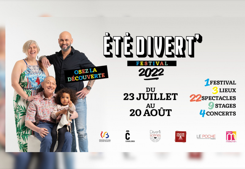 Le Festival Eté Divert' est de retour à Charleroi !