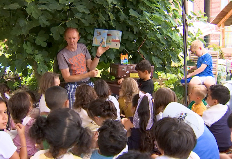 Gilly: le jardin partagé se transforme en coin lecture 