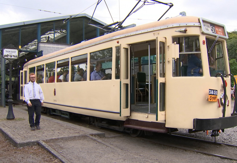 Le Festival du Tram Vicinal à Thuin fait voyager les passionnés et les curieux