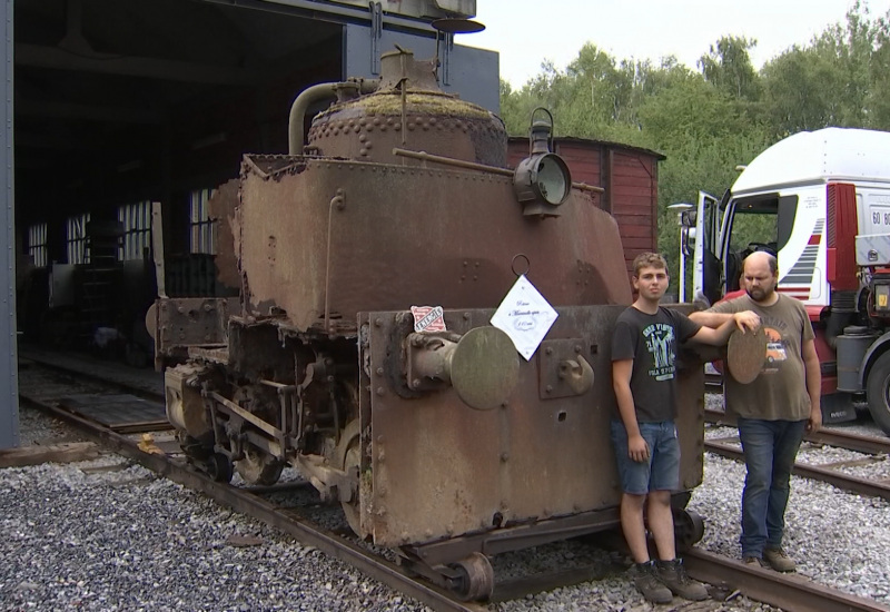 Marcinelle: une locomotive Énergie 28 retrouve sa Ville natale après 110 ans