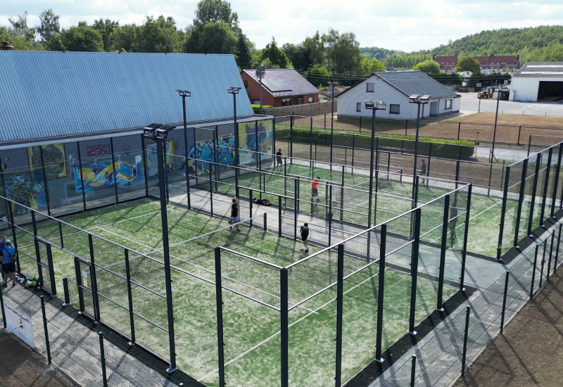 Chapelle-lez-Herlaimont : deux terrains de Padel ont été inaugurés ce samedi