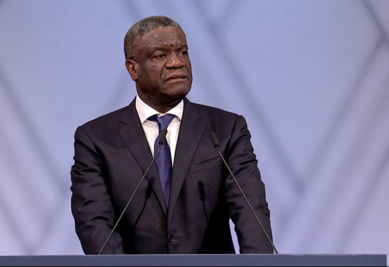 Le Dr. Denis Mukwege au Bois du Cazier