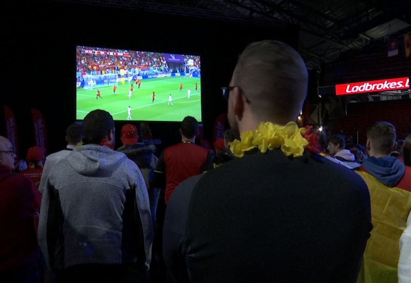 Belgique - Maroc : de nombreux supporters au Dôme !