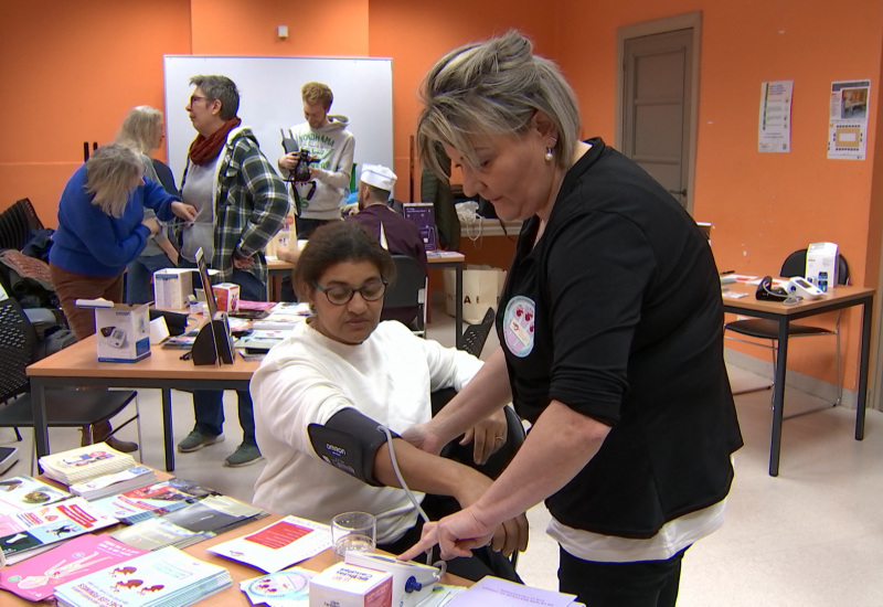 Action de dépistage des risques cardiovasculaires pour les bénéficiaires et les agents du CPAS de Charleroi 