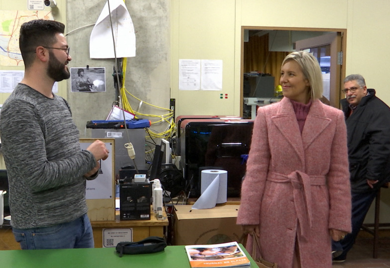 Ludivine Dedonder rencontre les élèves de l’IETS Charleroi