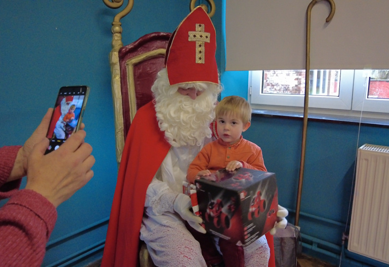 St Nicolas à Erquelinnes: Une belle surprise au réveil 