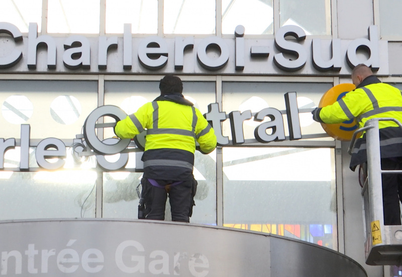 La gare de Charleroi-Sud devient Charleroi-Central dès dimanche