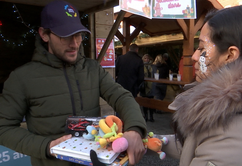 Collecte de dons au marché de Noel ce week-end