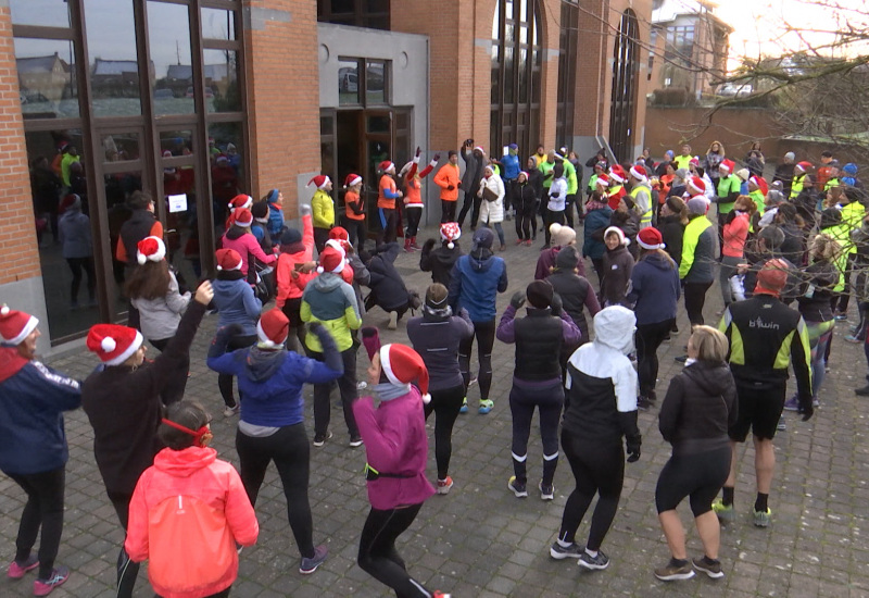 Anderlues : des courageux bravent le froid et « courent pour leur forme »