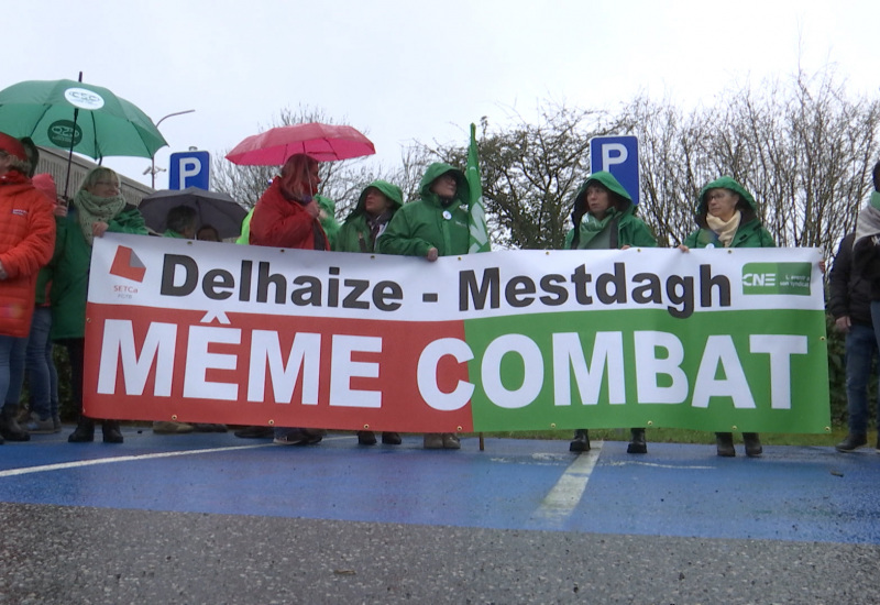 Intermarché by Mestdagh : les syndicats mènent une action main dans la main avec Delhaize  