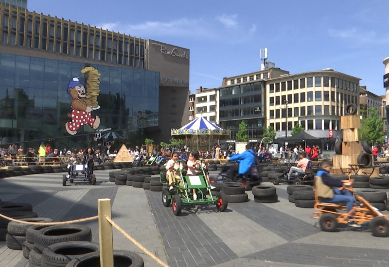 Charleroi :le sport est à l’honneur sur la place Verte jusqu’au 6 mai