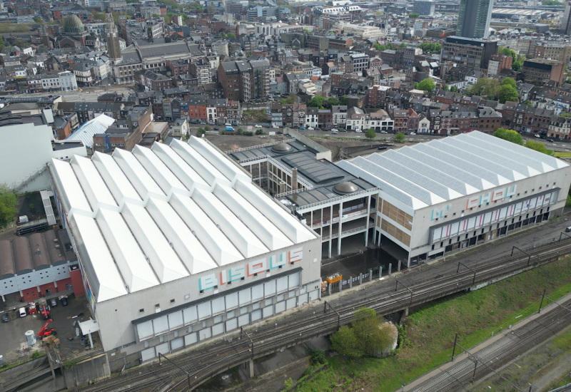 Charleroi : visite du chantier du Palais des Expositions qui se termine. Place au Grand Palais !