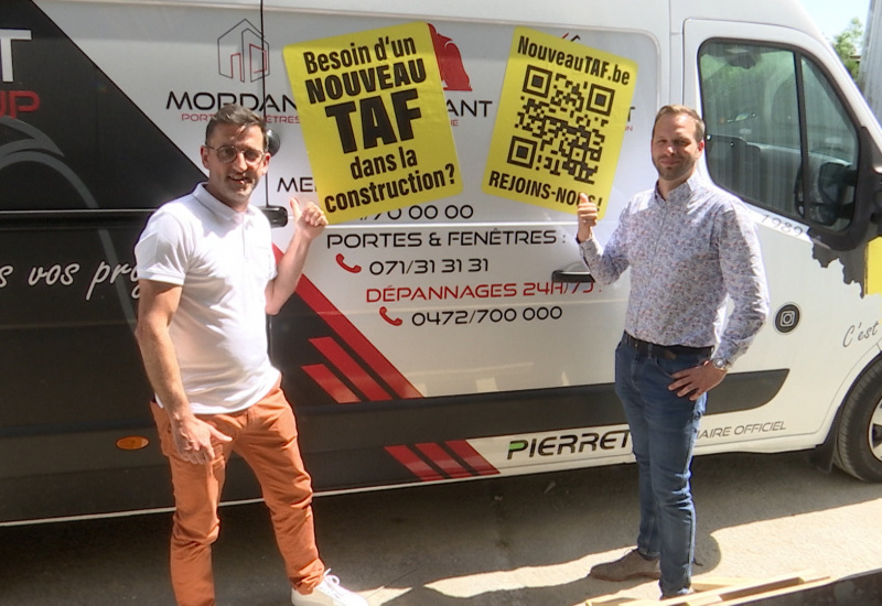 Face à la pénurie de main-d'oeuvre, deux entrepreneurs recrutent via un QR code