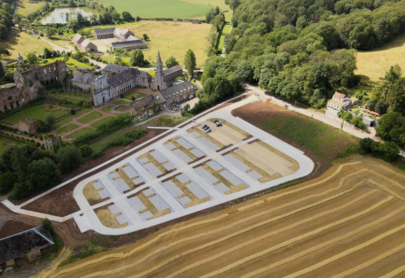 Thuin: le parking de l'Abbaye d'Aulne est désormais accessible 