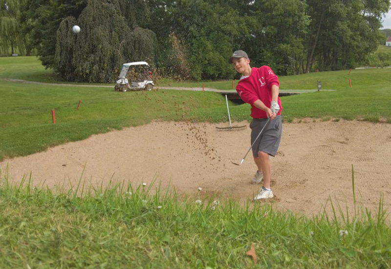 Edward, un jeune golfeur de Fleurus prometteur !