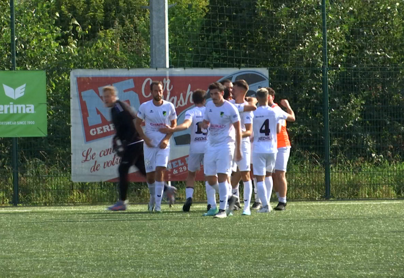 Gerpinnes émerge devant Courcelles