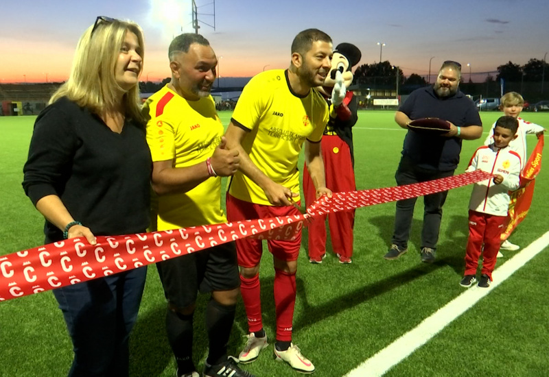 Inauguration en grande pompe du terrain synthétique du Royal Gosselies Sport