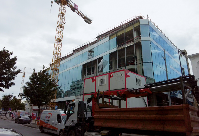 Visite du chantier du futur bâtiment Solidaris 