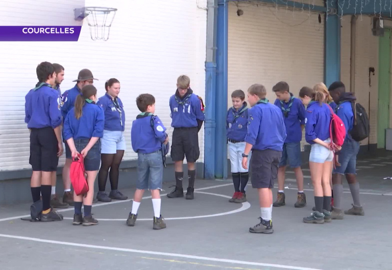 Courcelles : les unités scouts participent aux journées de découverte du scoutisme