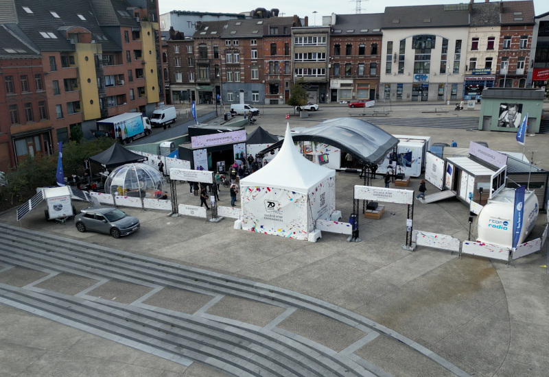 Charleroi: La RTBF fête ses 70 ans avec le "Village RTBF Expériences"