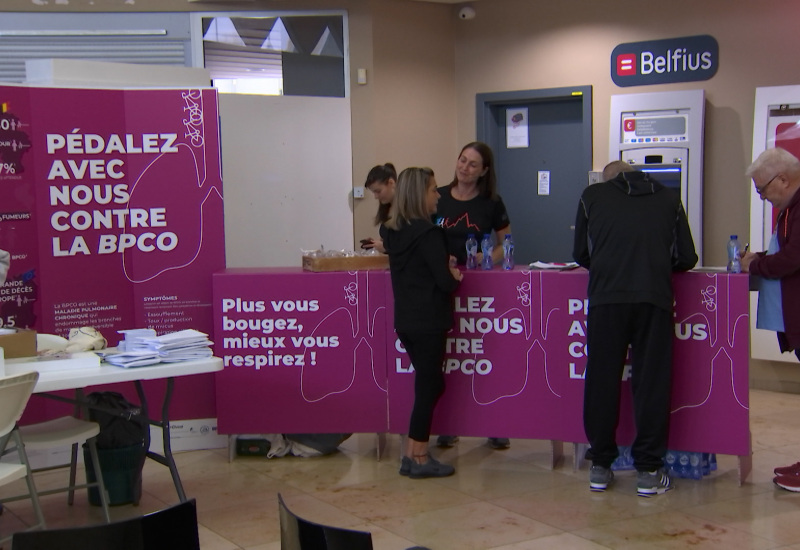 CHU Charleroi : Un bike challenge pour lutter contre les maladies pulmonaires 