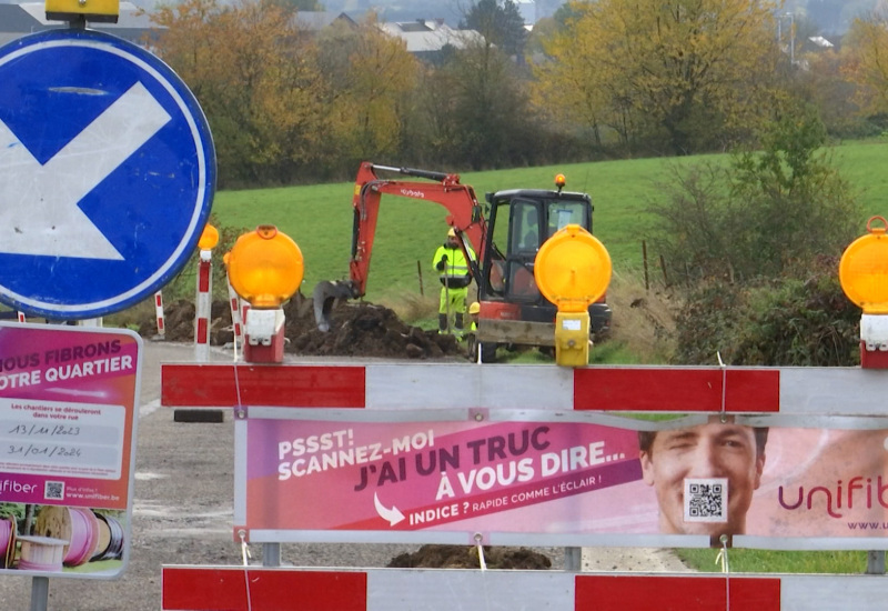 Farciennes: tous les habitants de l'entité auront accès à la fibre en 2025