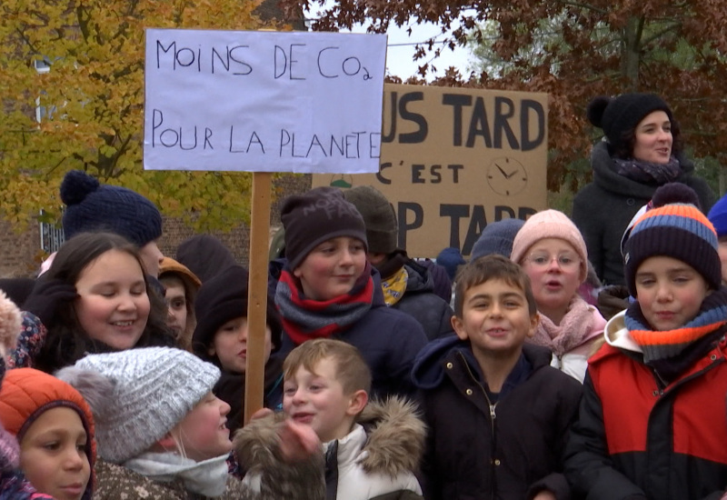 Climat - L'école Saint-François d'Auvelais organise un nouveau rassemblement pour le climat ! 