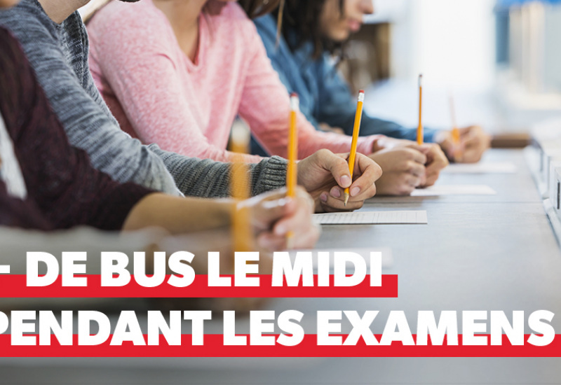 Le TEC renforce ses lignes durant les examens pour les élèves des écoles de Beaumont et d'Erquelinnes 