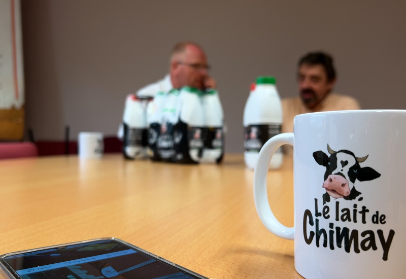 Le lait de Chimay veut conquérir nos petites et grandes surfaces