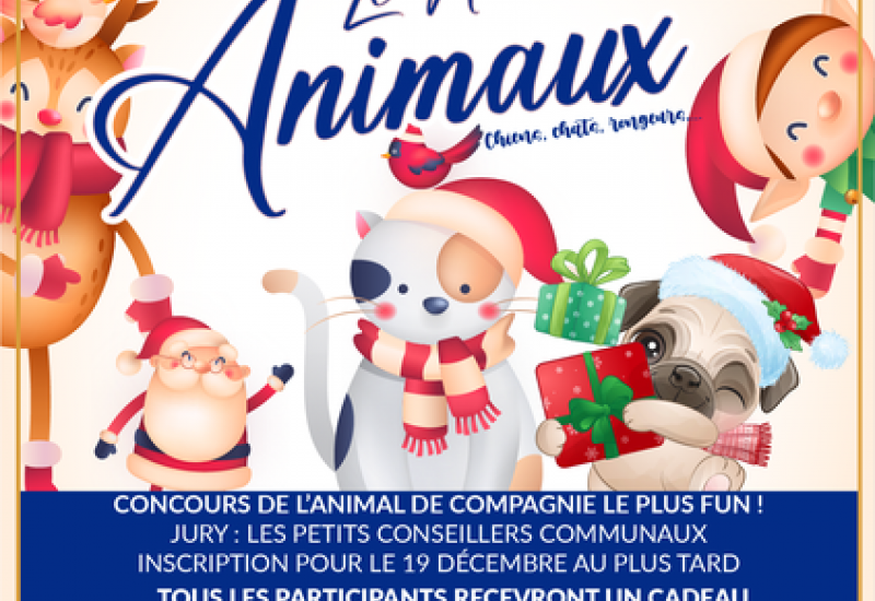 La ville de Courcelles organise le Noël des animaux ce 22 décembre