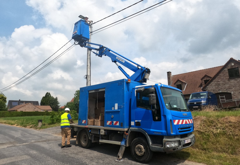 Les Bons-Villers: Remplacement de l’éclairage public par du LED 