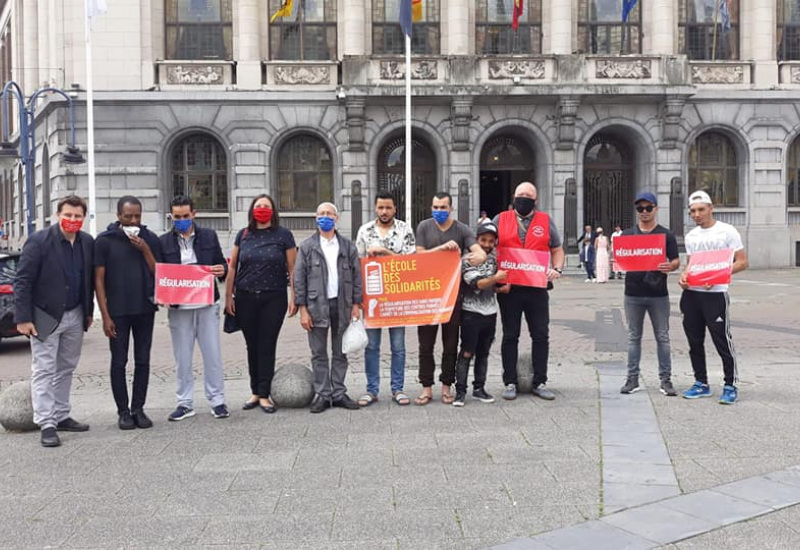 Journée mondiale des réfugiés: 5.000 sans-papiers à Charleroi ! 