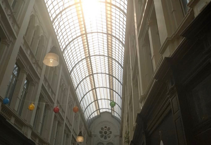 Charleroi : Un million d'euro pour rénover la verrière du Passage de la Bourse  