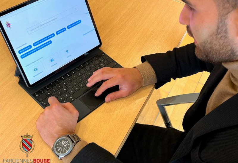 Lancement d'un e-guichet à Farciennes