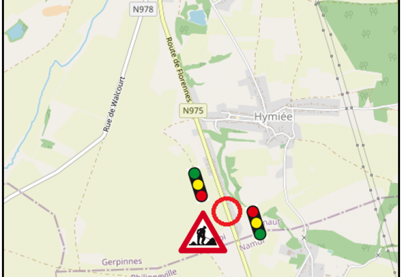 Attention travaux à Gerpinnes ! 