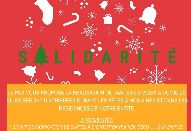 Froidchapelle: une carte, un petit mot ou un poème pour réchauffer le coeur des ainés