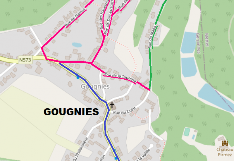 En janvier, il y aura des travaux dans certaines rues de Gougnies