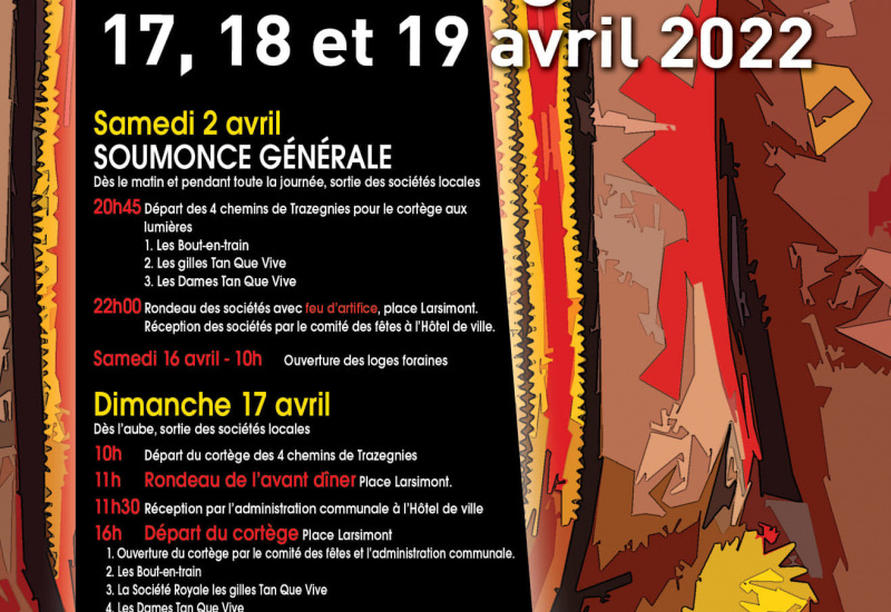 Carnaval de Trazegnies: demandez le programme !