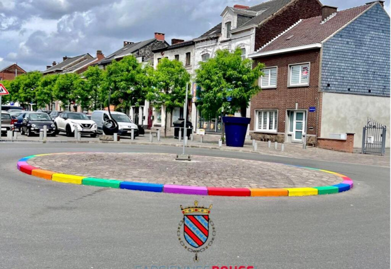 Farciennes revête ses couleurs arc-en-ciel 