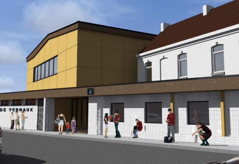 Le collège communal vient d'attribuer le marché de rénovation du hall omnisport du Stade Yernaux à Montignies-sur-Sambre.