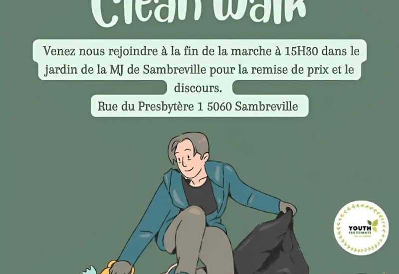 Marcher et nettoyer, les jeunes taminois sont mobilisés