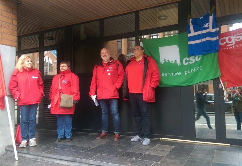 Charleroi: Mouvement de grève bien suivi dans notre région 