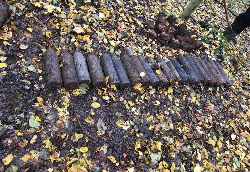 Sivry-Rance: 70 obus déterrés dans le bois 
