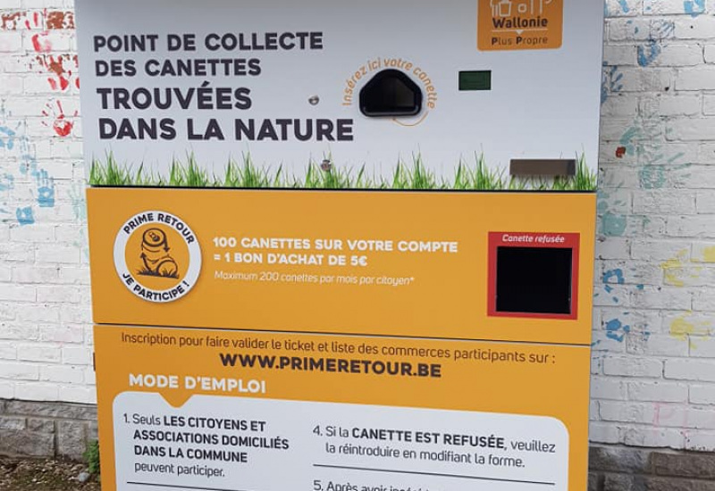 Courcelles dit stop aux canettes ! 