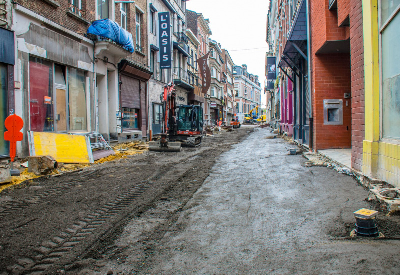 Charleroi: le point sur les chantiers en cours 
